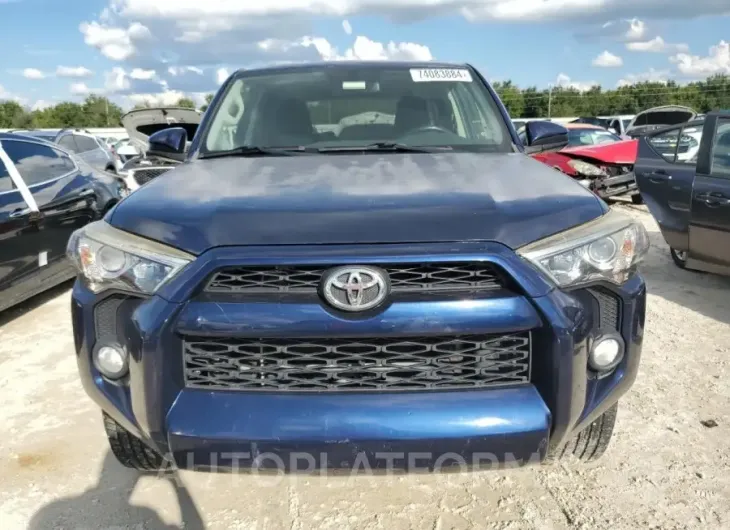 TOYOTA 4RUNNER SR 2015 vin JTEZU5JR6F5090462 from auto auction Copart