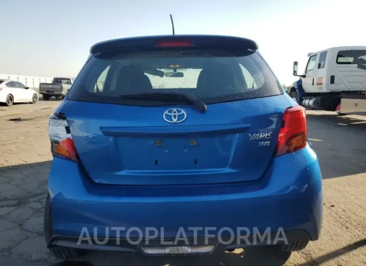 TOYOTA YARIS 2015 vin VNKKTUD38FA054359 from auto auction Copart