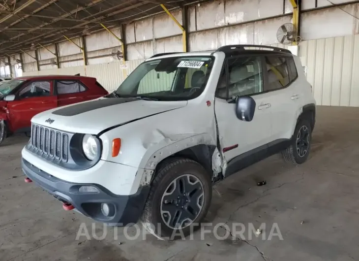 JEEP RENEGADE T 2016 vin ZACCJBCT2GPD89742 from auto auction Copart