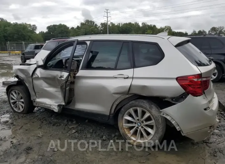 BMW X3 XDRIVE2 2016 vin 5UXWX9C51G0D71892 from auto auction Copart