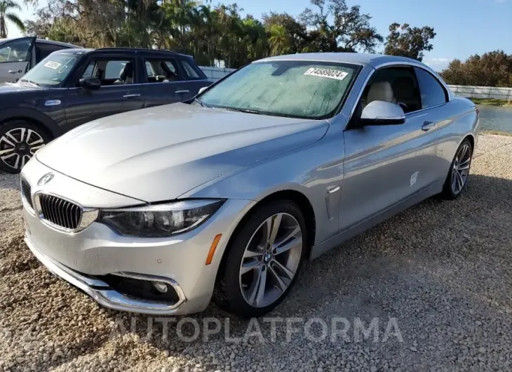 BMW 430I 2018 vin WBA4Z1C59JEC73429 from auto auction Copart