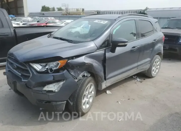 FORD ECOSPORT S 2018 vin MAJ3P1TE1JC166345 from auto auction Copart