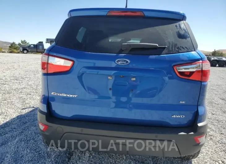 FORD ECOSPORT S 2020 vin MAJ6S3GL0LC364000 from auto auction Copart