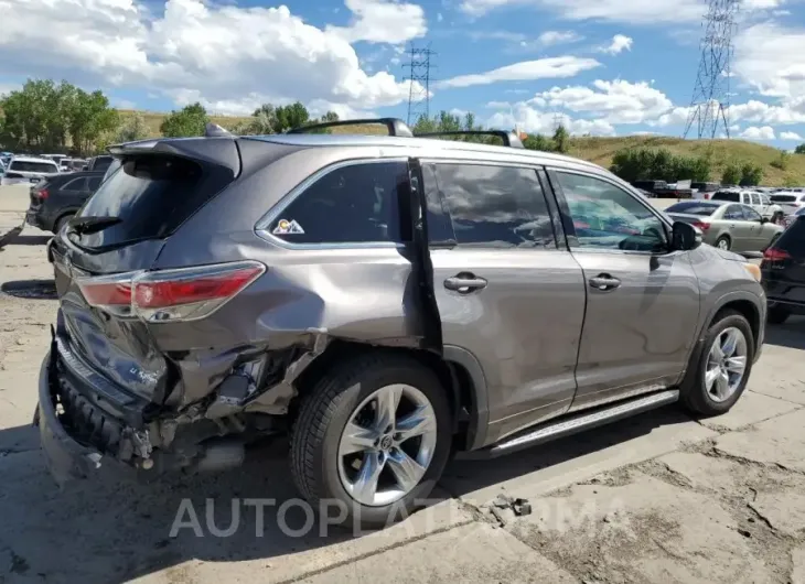 TOYOTA HIGHLANDER 2016 vin 5TDDKRFH3GS306405 from auto auction Copart