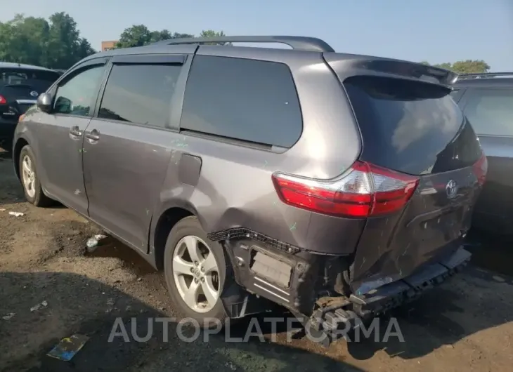 TOYOTA SIENNA LE 2017 vin 5TDKZ3DC4HS875837 from auto auction Copart