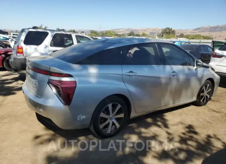 TOYOTA MIRAI 2016 vin JTDBVRBD3GA000836 from auto auction Copart