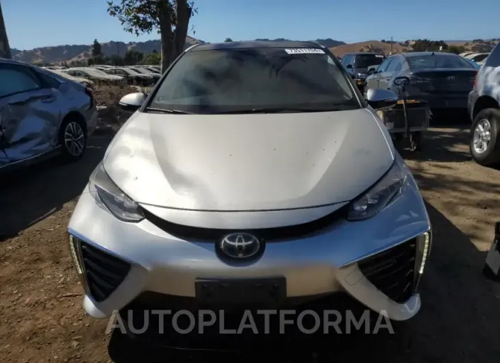 TOYOTA MIRAI 2016 vin JTDBVRBD3GA000836 from auto auction Copart