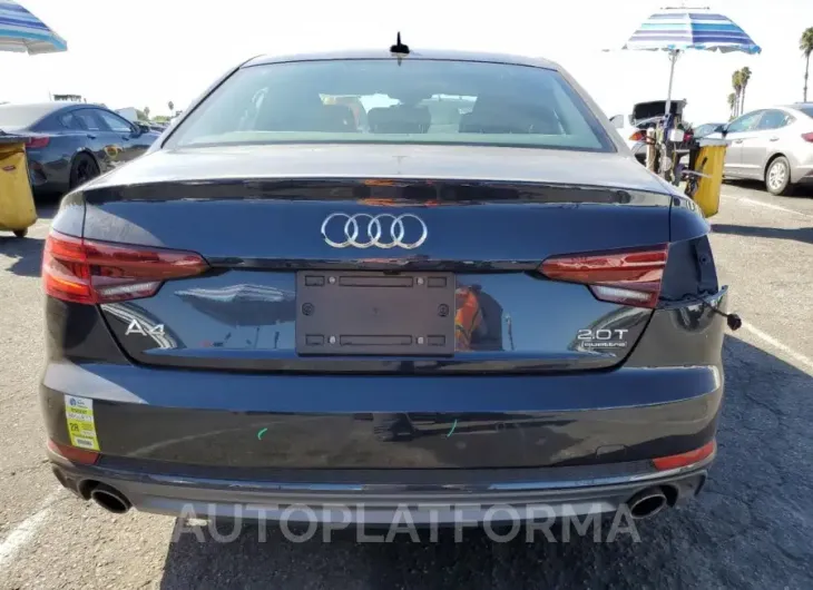 AUDI A4 PREMIUM 2018 vin WAUENAF43JA231426 from auto auction Copart