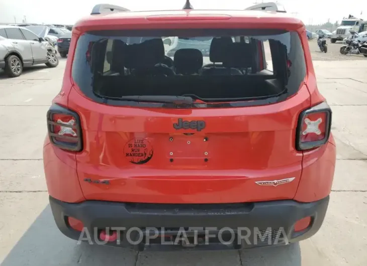 JEEP RENEGADE T 2016 vin ZACCJBCT6GPD75925 from auto auction Copart