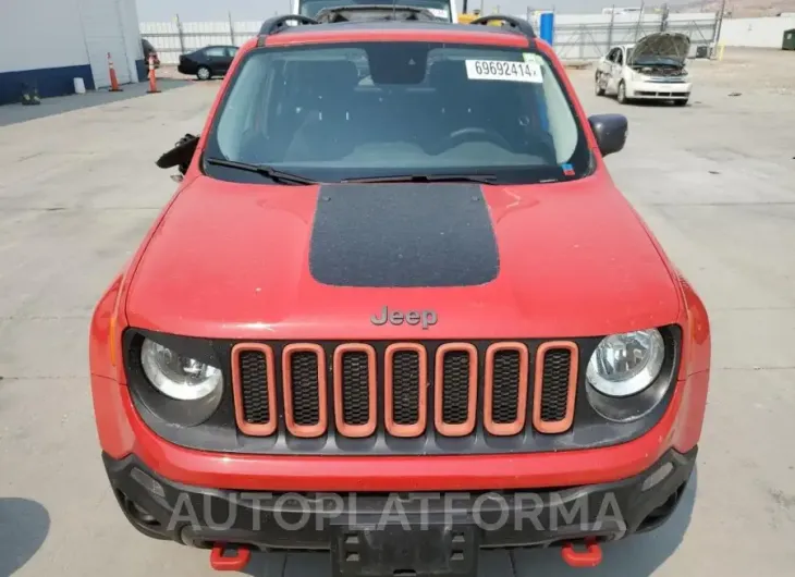 JEEP RENEGADE T 2016 vin ZACCJBCT6GPD75925 from auto auction Copart