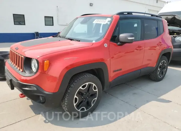 JEEP RENEGADE T 2016 vin ZACCJBCT6GPD75925 from auto auction Copart