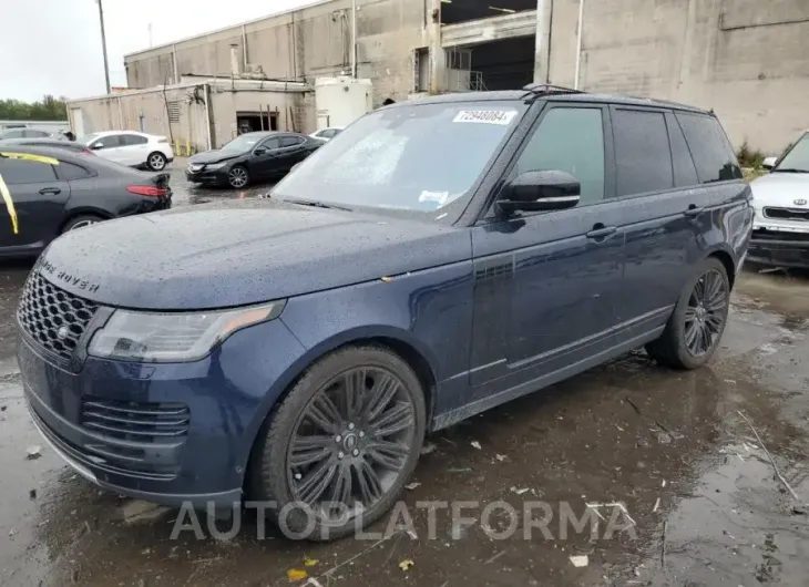 LAND ROVER RANGE ROVE 2021 vin SALGS2RU1MA456267 from auto auction Copart