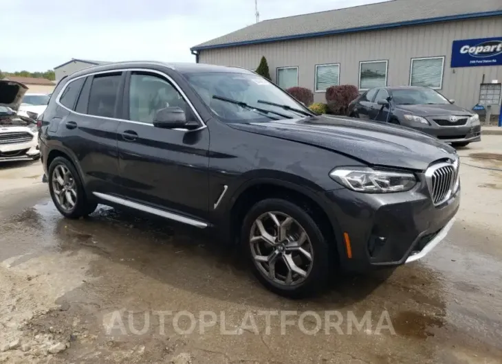 BMW X3 XDRIVE3 2024 vin 5UX53DP03R9W01291 from auto auction Copart