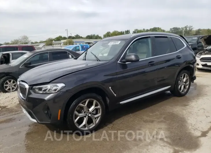 BMW X3 XDRIVE3 2024 vin 5UX53DP03R9W01291 from auto auction Copart