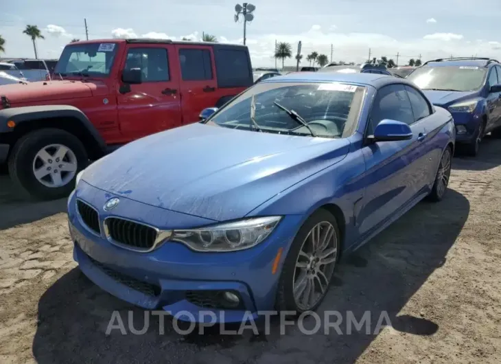 BMW 428 I SULE 2016 vin WBA3V7C51G5A25016 from auto auction Copart