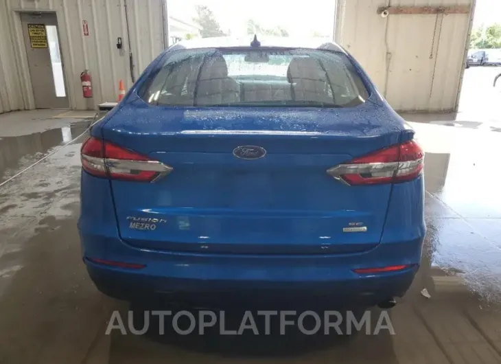 FORD FUSION SE 2019 vin 3FA6P0HD8KR279462 from auto auction Copart