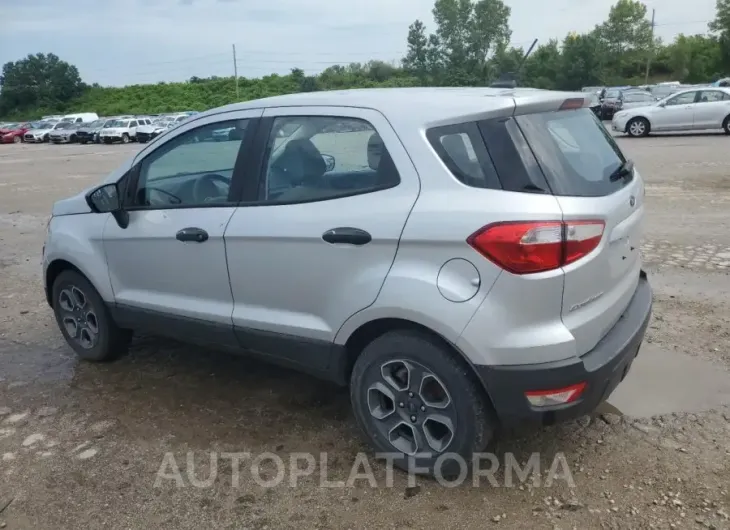 FORD ECOSPORT S 2020 vin MAJ3S2FEXLC390524 from auto auction Copart