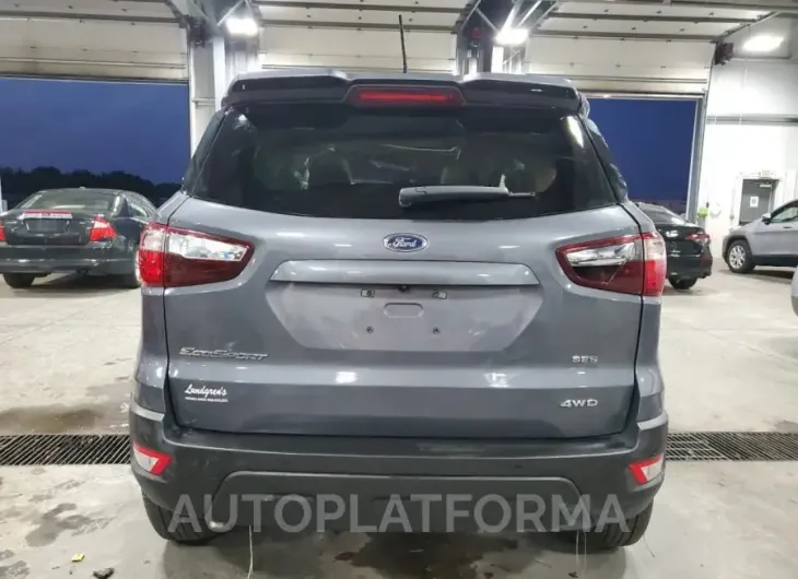 FORD ECOSPORT S 2020 vin MAJ6S3JL4LC356569 from auto auction Copart