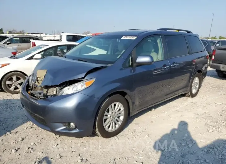 TOYOTA SIENNA XLE 2015 vin 5TDYK3DC4FS596559 from auto auction Copart