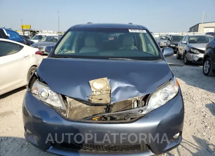 TOYOTA SIENNA XLE 2015 vin 5TDYK3DC4FS596559 from auto auction Copart