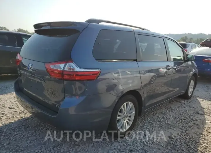 TOYOTA SIENNA XLE 2015 vin 5TDYK3DC4FS596559 from auto auction Copart