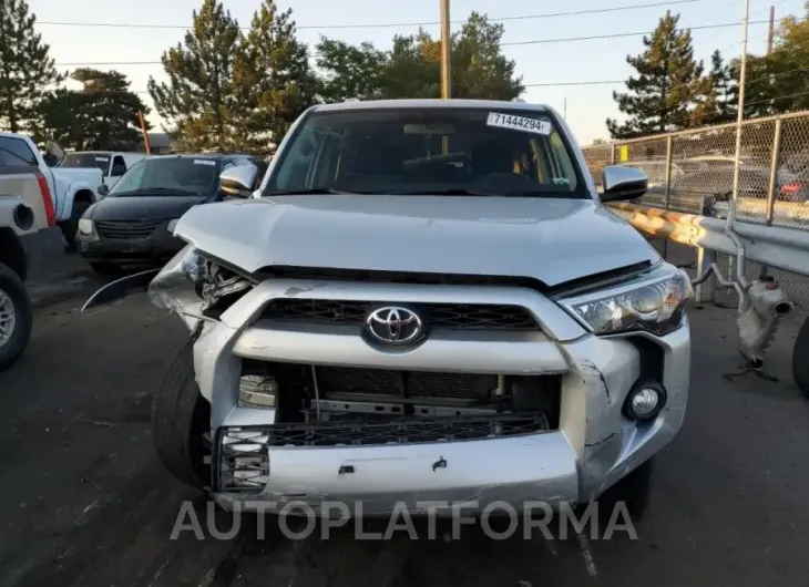 TOYOTA 4RUNNER SR 2015 vin JTEBU5JR6F5273362 from auto auction Copart