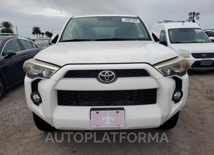 TOYOTA 4RUNNER SR 2016 vin JTEZU5JRXG5137235 from auto auction Copart