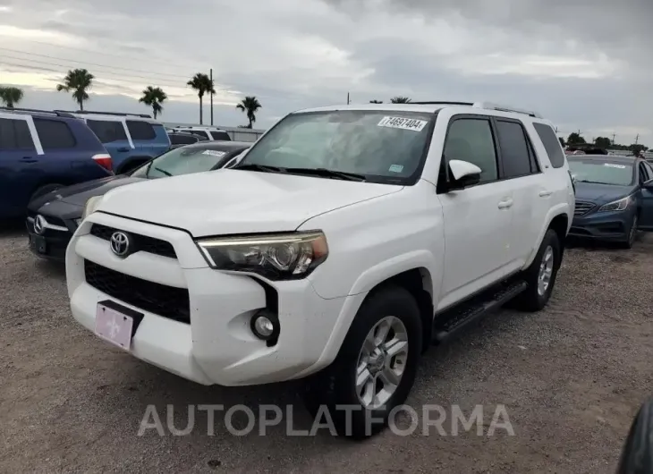 TOYOTA 4RUNNER SR 2016 vin JTEZU5JRXG5137235 from auto auction Copart