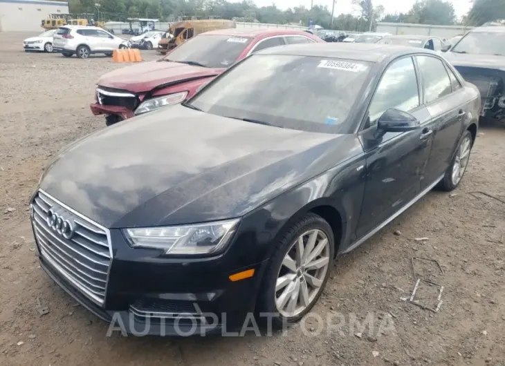 AUDI A4 PREMIUM 2018 vin WAUDNAF49JA058443 from auto auction Copart