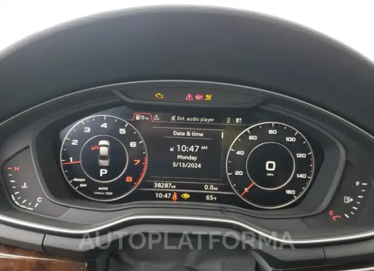 AUDI A4 PREMIUM 2019 vin WAUENAF48KA116337 from auto auction Copart