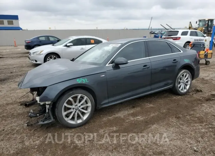 AUDI A4 PREMIUM 2019 vin WAUENAF48KA116337 from auto auction Copart