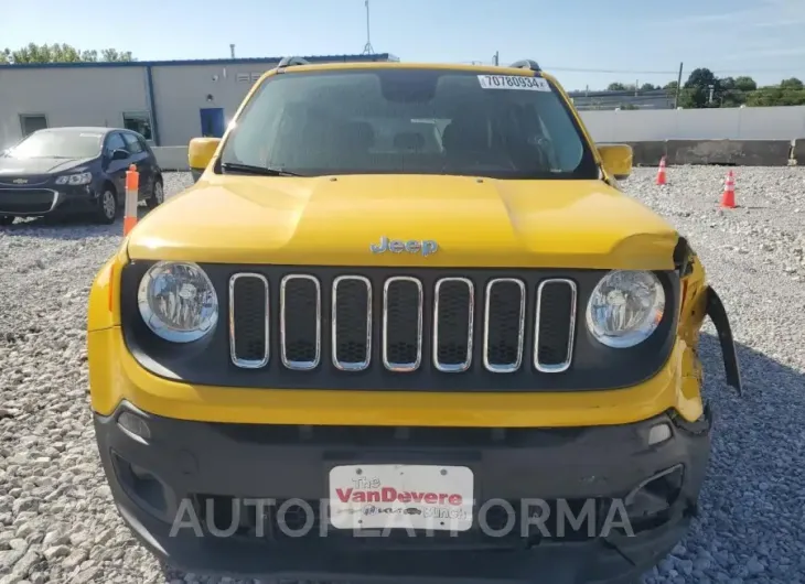 JEEP RENEGADE L 2017 vin ZACCJBBB8HPF53408 from auto auction Copart