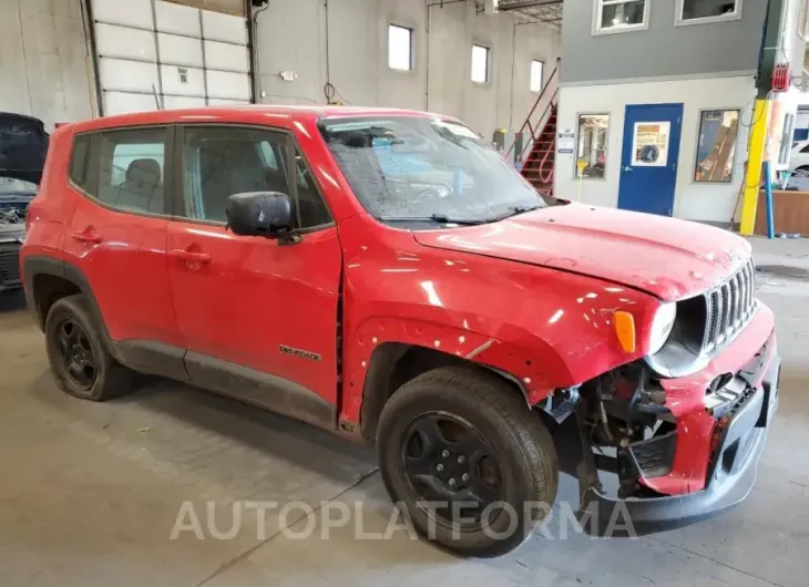 JEEP RENEGADE S 2020 vin ZACNJBAB2LPL25369 from auto auction Copart