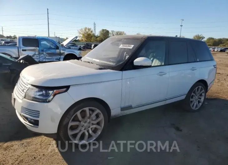 LAND ROVER RANGE ROVE 2016 vin SALGS2EF9GA297767 from auto auction Copart