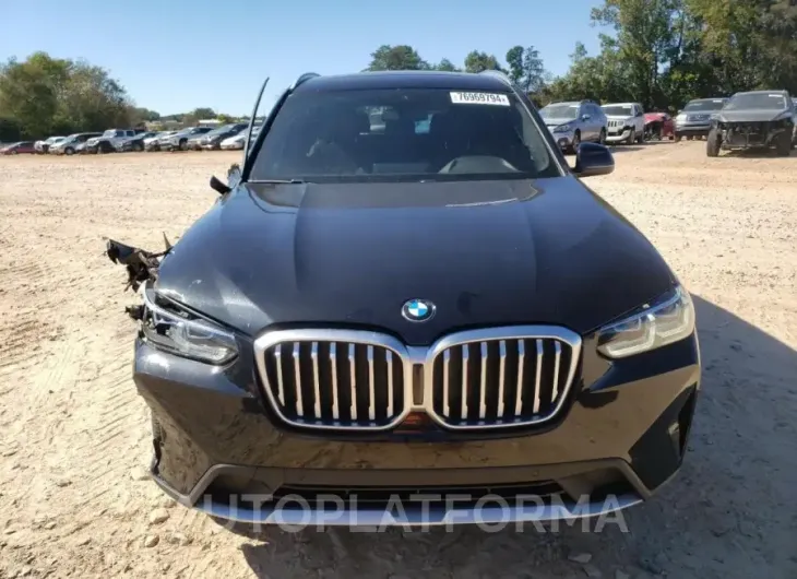 BMW X3 XDRIVE3 2023 vin 5UX53DP09P9R43728 from auto auction Copart