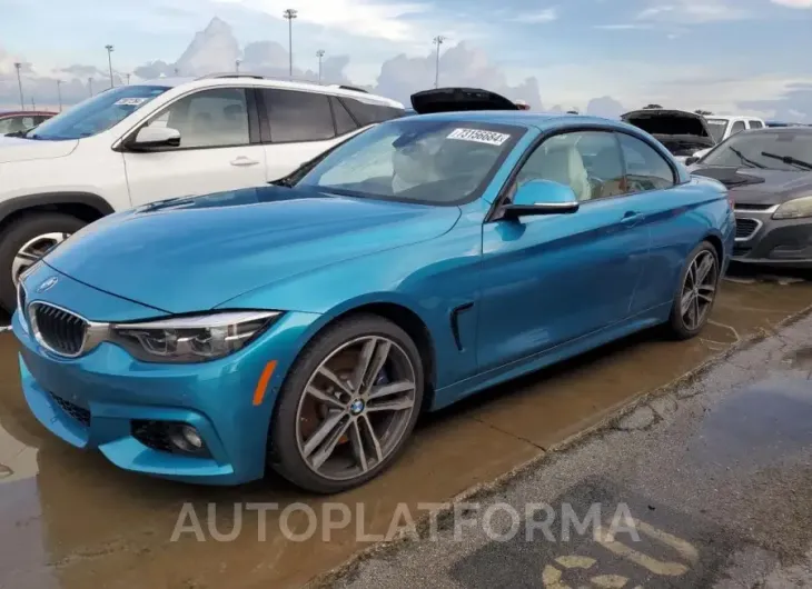 BMW 440I 2018 vin WBA4Z5C5XJEA32809 from auto auction Copart