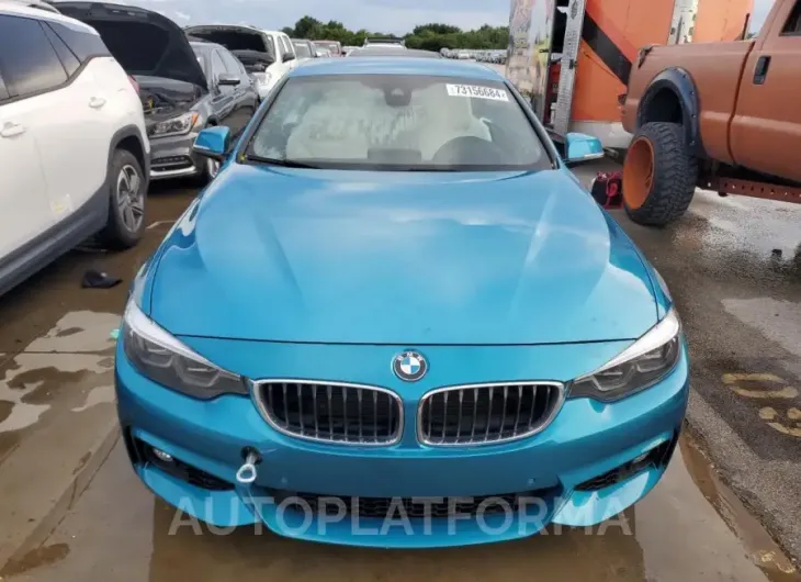 BMW 440I 2018 vin WBA4Z5C5XJEA32809 from auto auction Copart