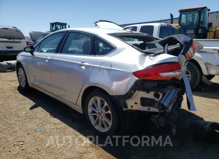 FORD FUSION SE 2019 vin 3FA6P0LU9KR156714 from auto auction Copart