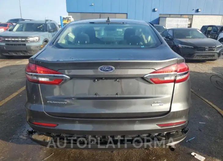 FORD FUSION SE 2020 vin 3FA6P0T97LR259689 from auto auction Copart