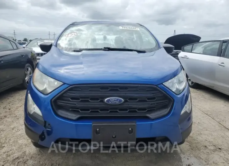 FORD ECOSPORT S 2018 vin MAJ6P1SL0JC222918 from auto auction Copart