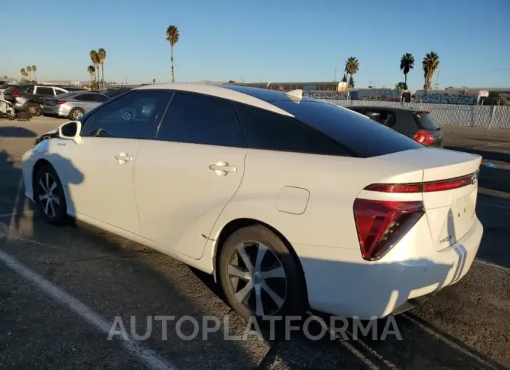 TOYOTA MIRAI 2016 vin JTDBVRBD9GA000548 from auto auction Copart