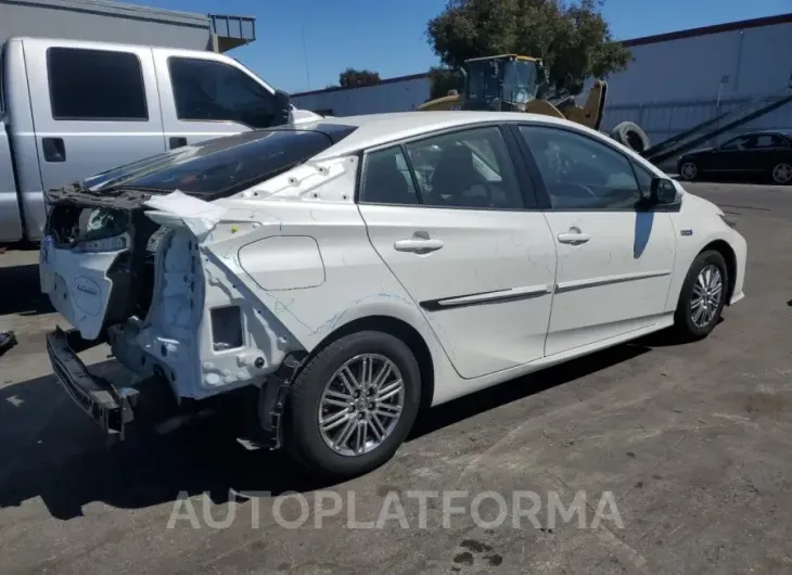 TOYOTA PRIUS PRIM 2020 vin JTDKARFP1L3144139 from auto auction Copart