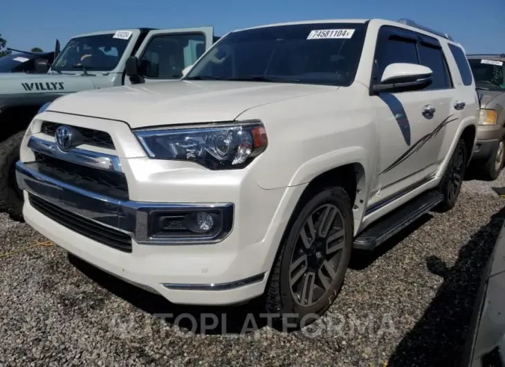 TOYOTA 4RUNNER SR 2019 vin JTEZU5JR8K5199760 from auto auction Copart