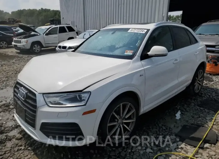 AUDI Q3 PREMIUM 2018 vin WA1ECCFS8JR014887 from auto auction Copart