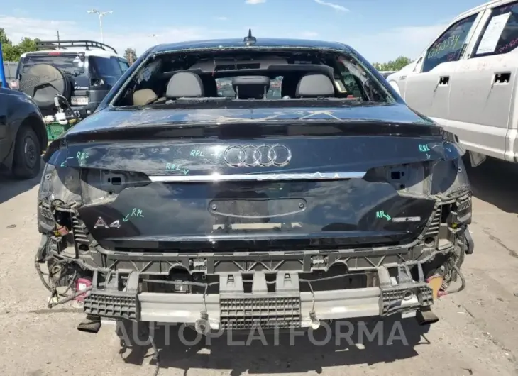 AUDI A4 PREMIUM 2020 vin WAUENAF4XLN005122 from auto auction Copart