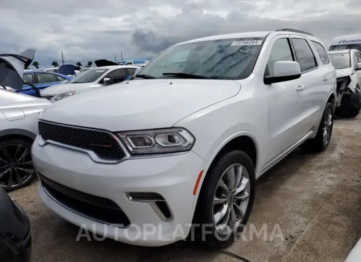 DODGE DURANGO SX 2022 vin 1C4RDJAG2NC106131 from auto auction Copart