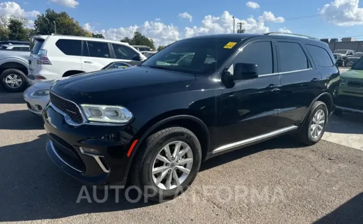 DODGE DURANGO SX 2022 vin 1C4RDJAGXNC227649 from auto auction Copart