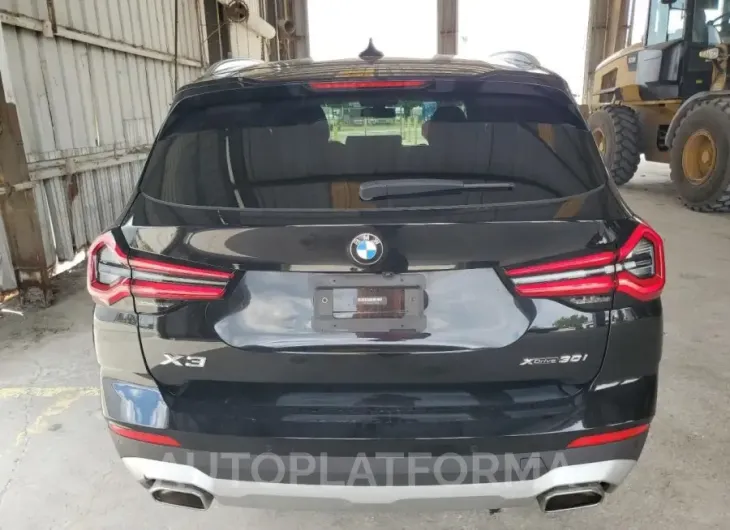 BMW X3 XDRIVE3 2022 vin 5UX53DP05N9J09663 from auto auction Copart