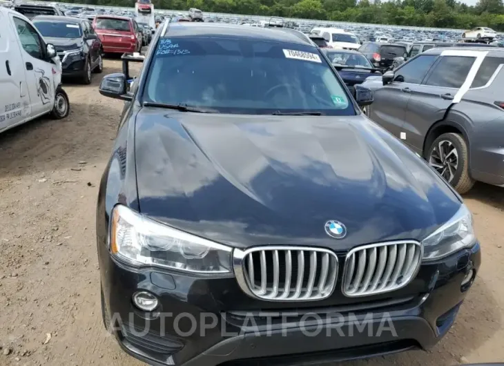 BMW X3 XDRIVE3 2017 vin 5UXWX7C5XH0S19046 from auto auction Copart