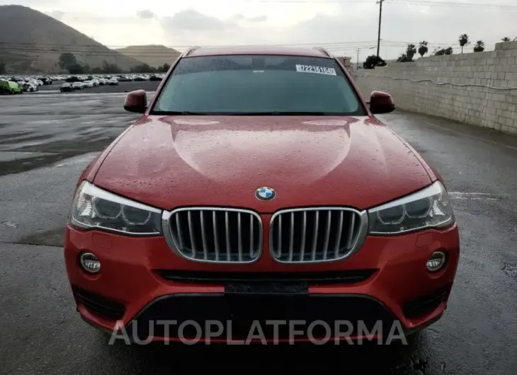 BMW X3 SDRIVE2 2017 vin 5UXWZ7C3XH0X41927 from auto auction Copart